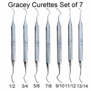 gracey curette (set of 7)